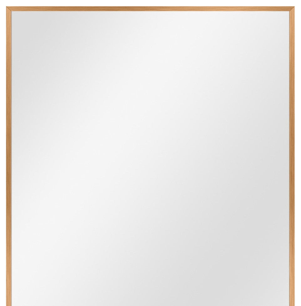 Gold Rectangular Wall Mirror