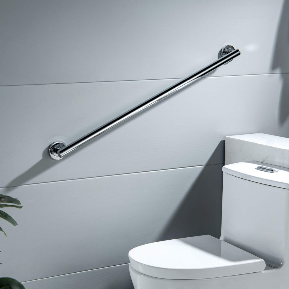 36" Stainless Steel Bathroom Safety Grab Bar, Chrome