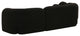 Amelie Faux Fur Sofa, Black