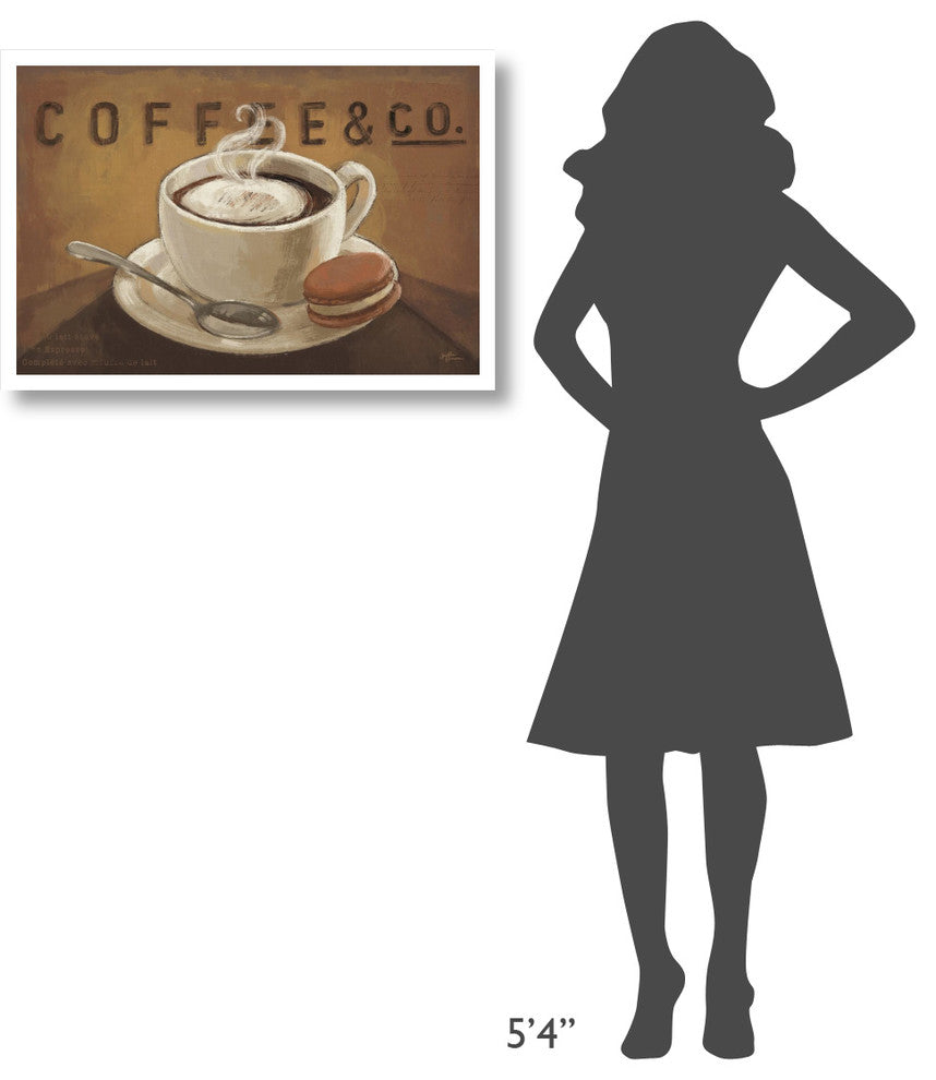 "Coffee and Co V" Digital Paper Print by Janelle Penner, 32"x22"