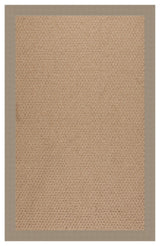 Zoe-Raffia Machine Tufted Rectangle Rug, Buff, 4'x6'
