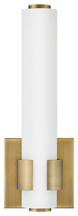 Hinkley Aiden Medium Led Sconce, Lacquered Brass