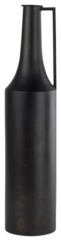Aubrey Large 24.0H Black Iron Flower Vase