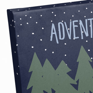 Adventure Awaits Night 14x11 Canvas Wall Art