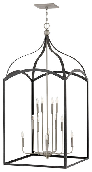 Hinkley Clarendon Double Extra Large Three Tier Open Frame, Aged Zinc