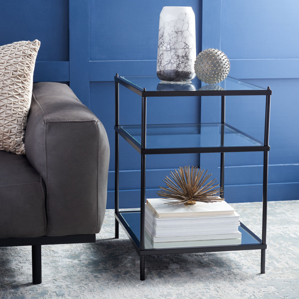 Safavieh Noelia 3 Tier Accent Table, Black