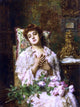 Alexei Alexeievich Harlamoff The Absent Lover, 21"x28" Wall Decal