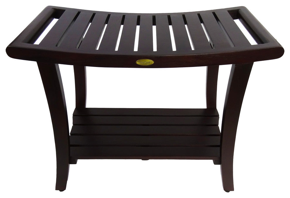 Harmony Eastern Style Shower Bench With LiftAid Arms, 30"x23"