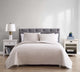 The Nesting Company Aspen 3 Piece Quilt and Pillow Sham Set - Queen - Taupe