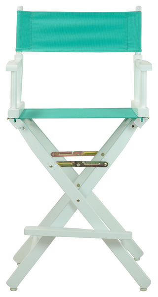 024" Director's Chair White Frame-Teal Canvas