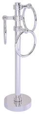Vanity Top 3 Towel Ring with Dotted Accents, Polished Chrome