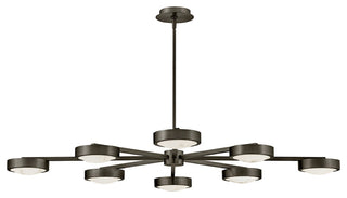 Fredrick Ramond Cava Large Convertible Semi-Flush Mount, Black Oxide
