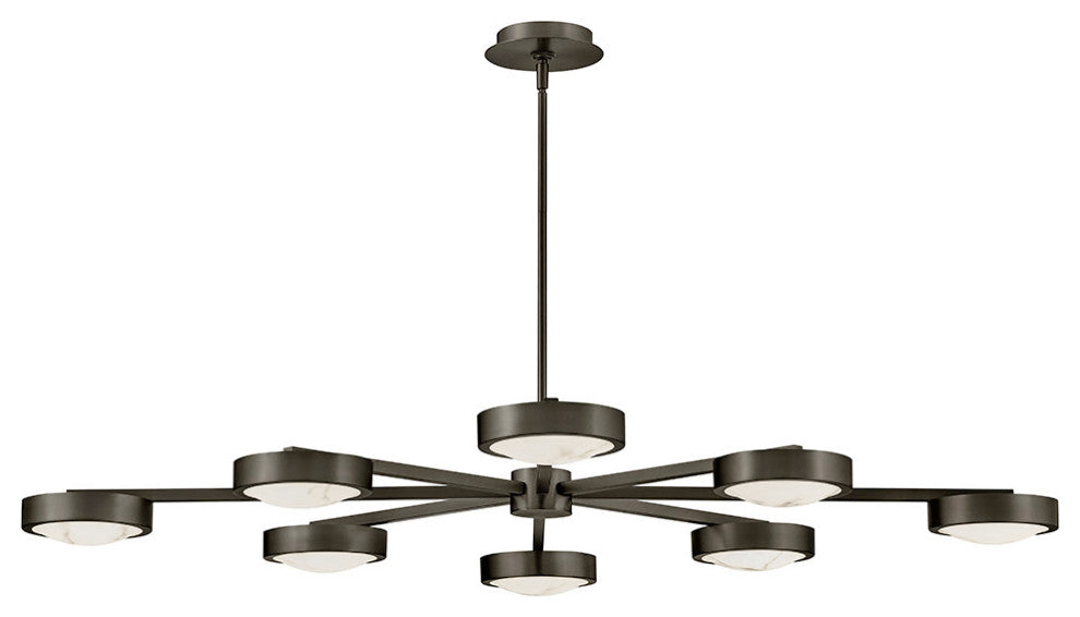 Fredrick Ramond Cava Large Convertible Semi-Flush Mount, Black Oxide