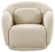 Misty Boucle Accent Chair, Cream
