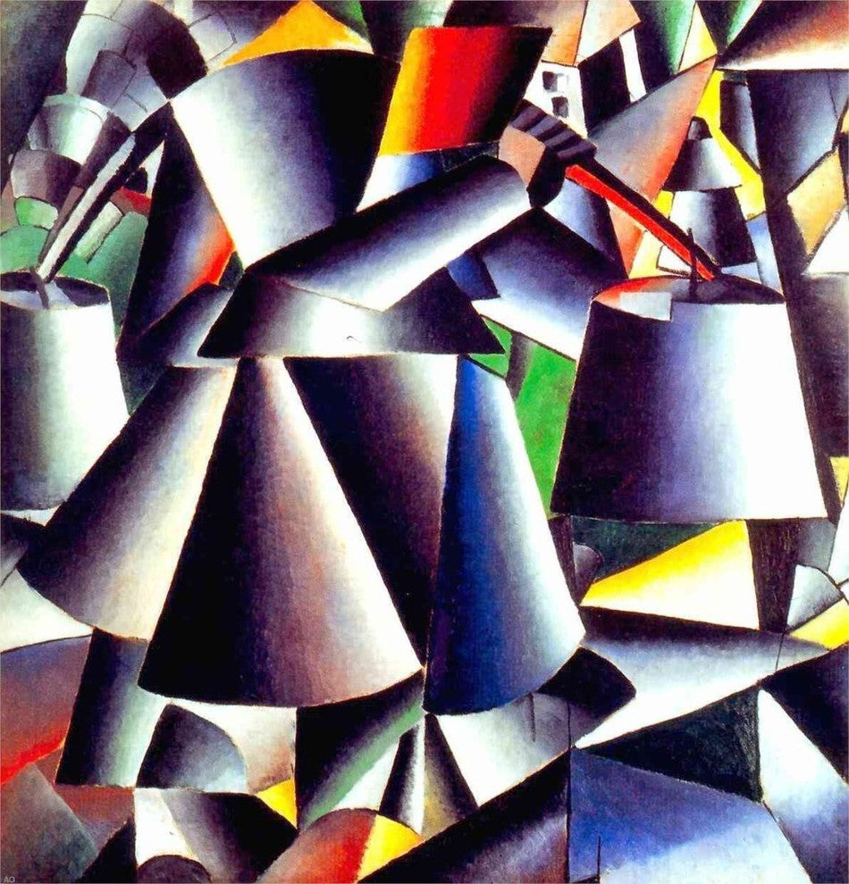 Kazimir Malevich Peasant Woman, 20"x20" Wall Decal