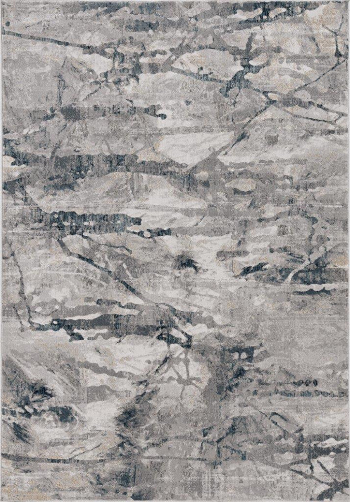 Lara Grey/Teal Whisper 5'3" x 7'7" Rug