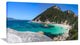 Small Hidden Bay Panorama, Landscape Canvas Art Print, 40x20