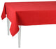 HomeRoots 70" Merry Christmas Rectangle Tablecloth, Red