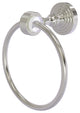 Pacific Grove Towel Ring with Groovy Accents, Satin Nickel