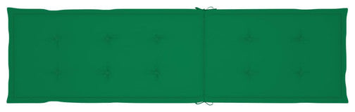 vidaXL Deckchair Lounge Chair with Footrest and Cushion Solid Acacia Wood