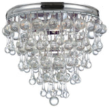 Crystorama Calypso 3-Light Ceiling Mount
