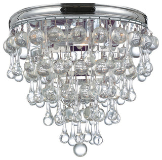 Crystorama Calypso 3-Light Ceiling Mount