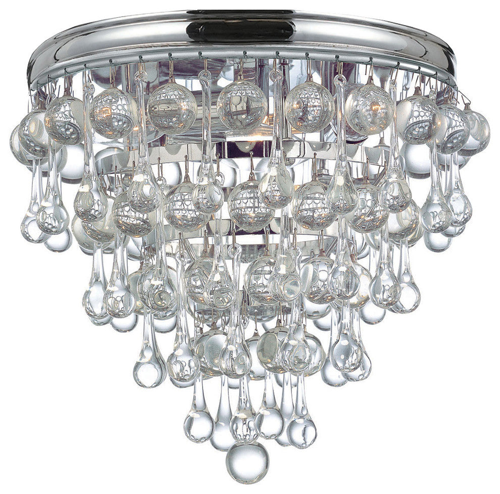 Crystorama Calypso 3-Light Ceiling Mount