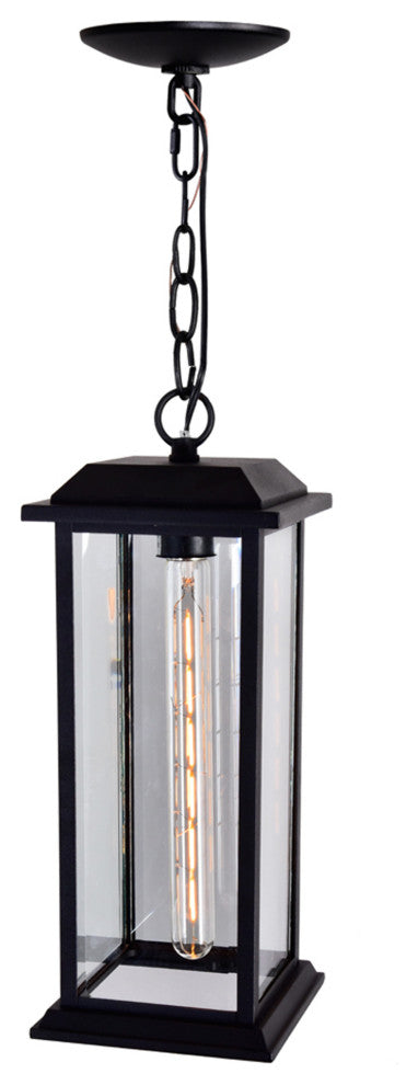 Blackbridge 1 Light Outdoor Black Pendant