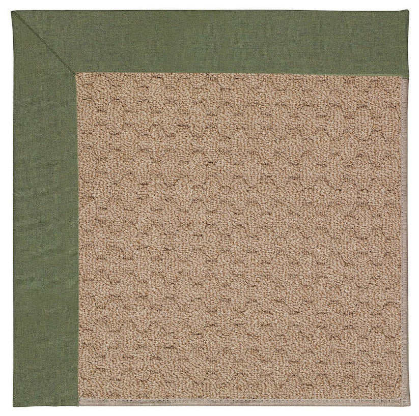 Zoe-Grassy Mountain Machine Tufted Rectangle Rug, Plant Green, 2'x3'
