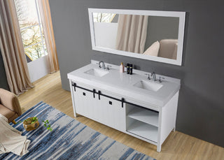 72" Davinci Exclusive Bath Vanity, White