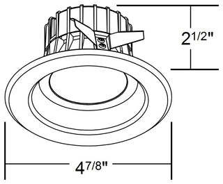 NICOR 4 inch White LED Recessed Downlight Kit in 2700K