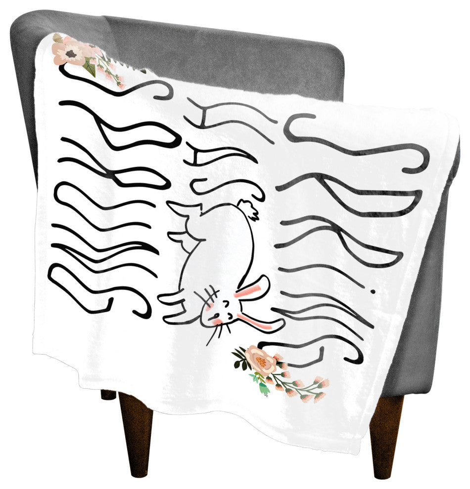 Spring Has Sprung 30x40 Coral Fleece Blanket