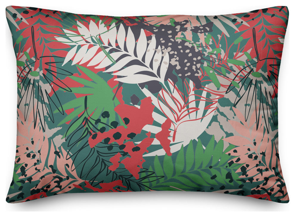 Jungle Pattern 14x20 Indoor / Outdoor Pillow