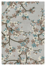 Alfred Shaheen Blossom Area Rug, 7'9"x10'6"