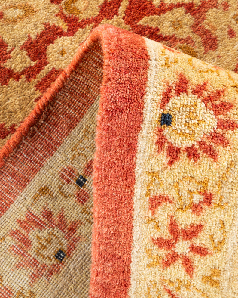 Mogul, One-of-a-Kind Hand-Knotted Area Rug Orange, 8' 4" x 10' 1"