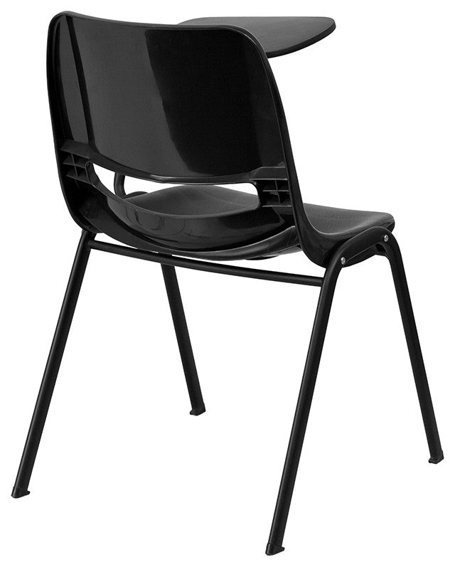Stationary Tablet Arm Chair RUT-EO1-BK-LTAB-GG