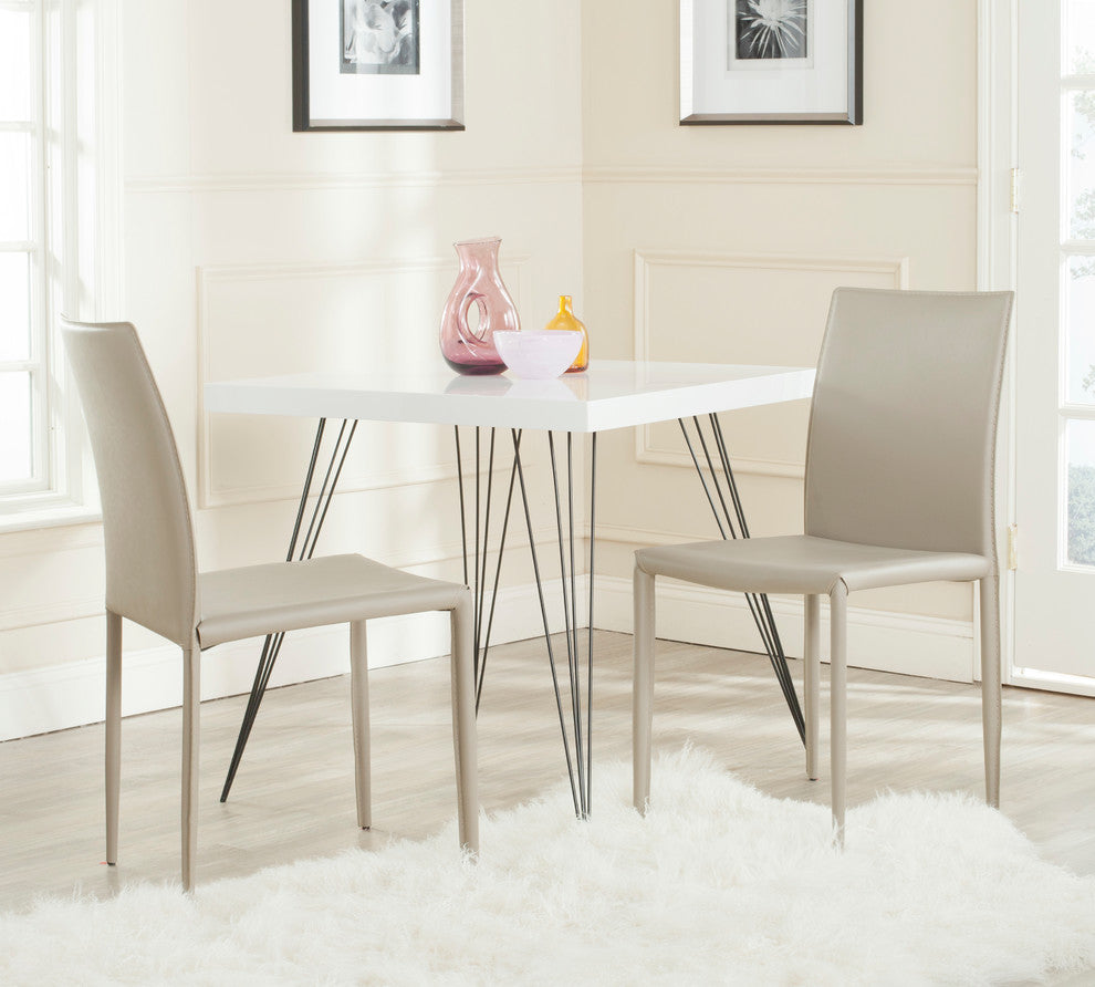 Safavieh Karna Dining Chairs, Set of 2, Light Gray