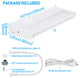 8 Pack 8" 3CCT Swivel LED Under Cabinet Light, Dimmableand Linkable