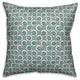 Guardian Angel Pattern, Blue Throw Pillow, 20"x20"