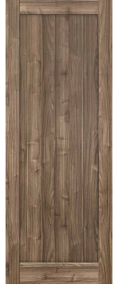 Slab Barn Door Panel 18 x 84 | Quadro 4111 Walnut