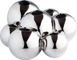 Cyan Design Bubbles Vase, Chrome