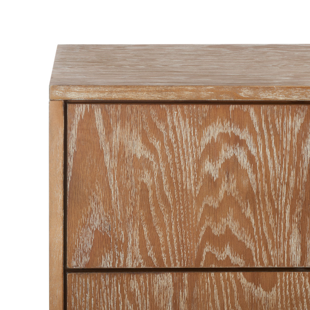 Safavieh Couture Lorna 6 Drawer Contemporary Dresser, Rustic Oak