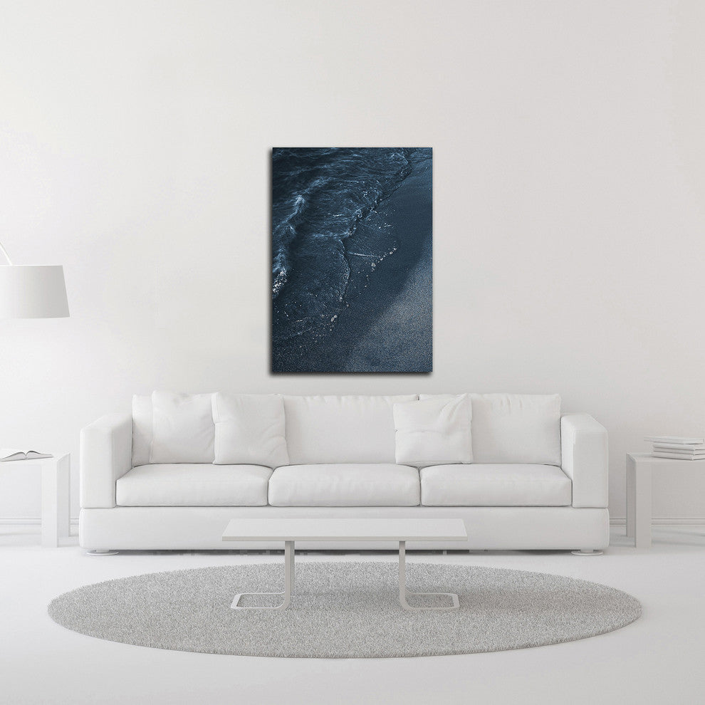 Blue Beach by Design Fabrikken, Print on Canvas, 25"x35"