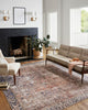 Chris Loves Julia x Loloi Jules Terracotta/Multi 8'-6" x 11'-6" Area Rug