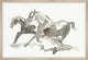 Galloping Horses, Giclee Reproduction Artwork