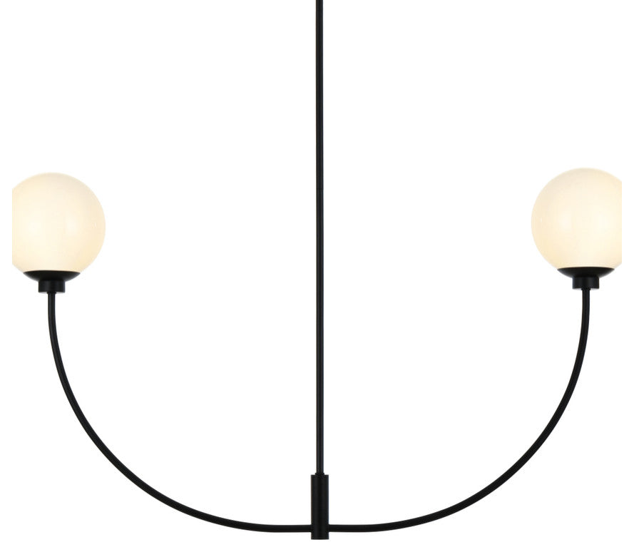 Living District Nyomi 42" Chandelier in Black