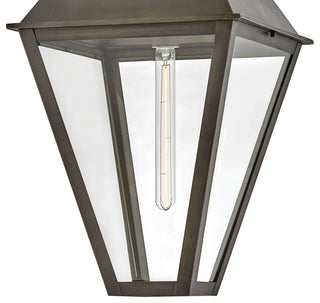 Hinkley Endsley Large Hanging Lantern, Blackened Brass