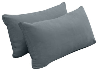 STYLE V2 Full Velvet Knife Edge Indoor Daybed Bolster Pillow |COVER ONLY| AD347