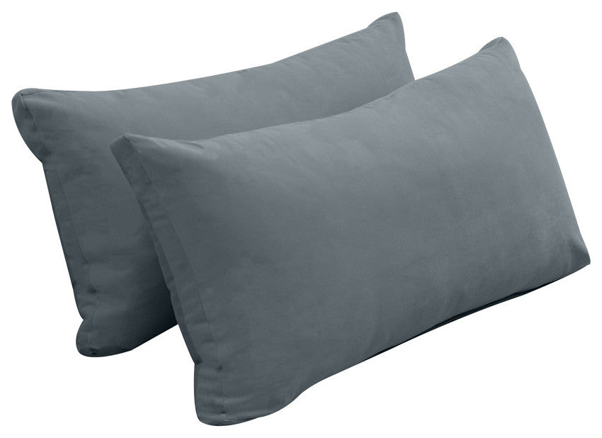 STYLE V2 Full Velvet Knife Edge Indoor Daybed Bolster Pillow |COVER ONLY| AD347