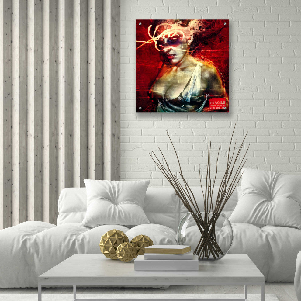 Epic Art 'Dare' by Mario Sanchez Nevado, Acrylic Glass Wall Art, 24"x24"